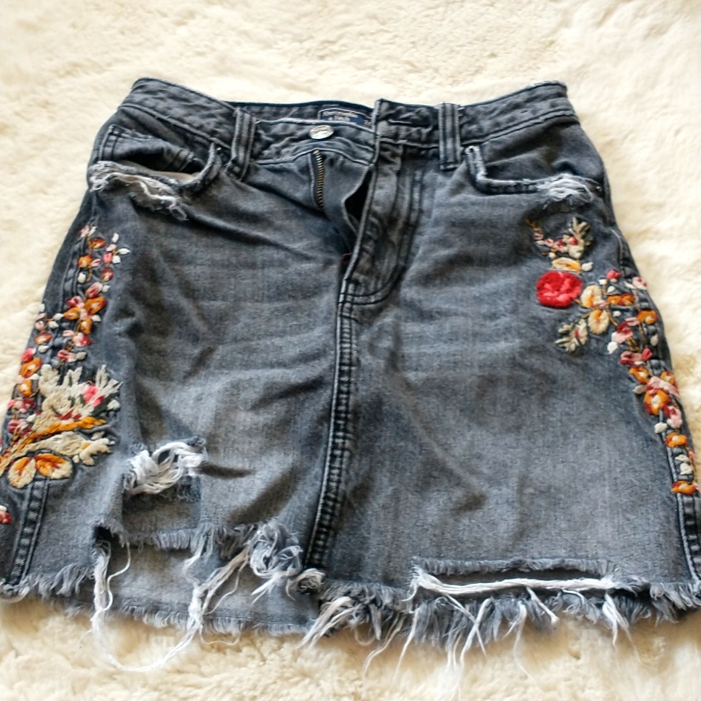 Abercrombie and Fitch Jean Skirt